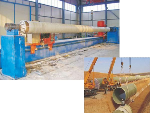 Fiberglass mechanical pipeline