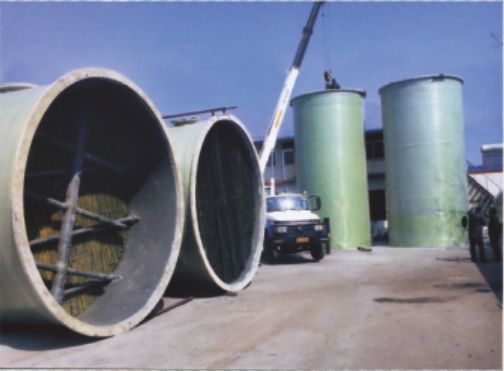Fiberglass mechanical pipeline